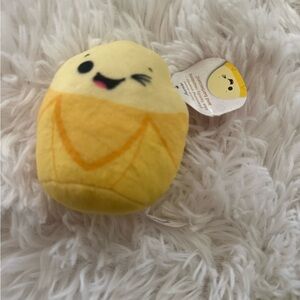 Squishmallows Yellow and Cream Stuffed Animal